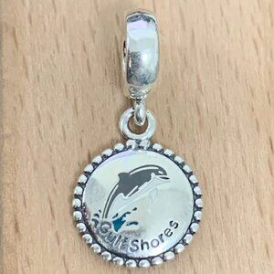 Pandora Gulf Shores Travel Exclusive Charm, S925 Silver Bracelets